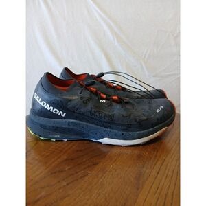 Salomon Women's Black Running Shoes with Orange Accents